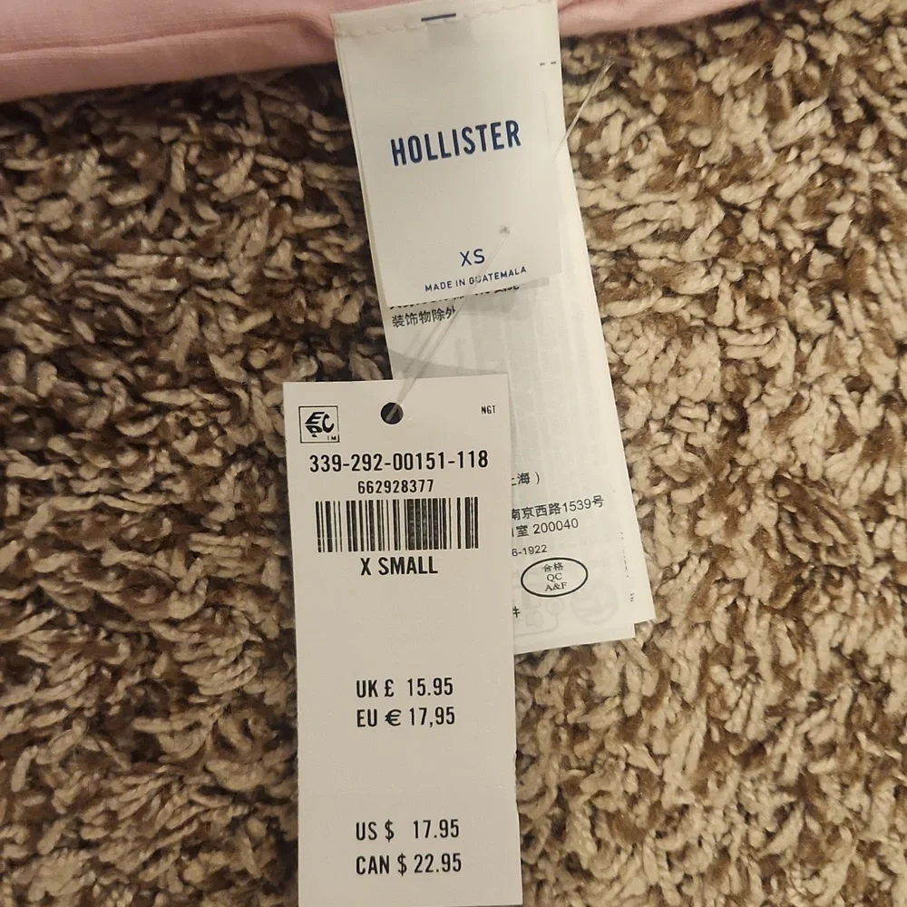 Hollister Cream and Taup Leaf Accent Tube Top - Picture 4 of 4